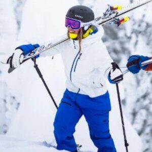 OUTDOOR RESEARCH Women’s Tungsten GORE-TEX® Hooded Jacket sz M White/Blue